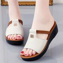 Women Platforms & Wedge Sandals - Beige - View 6