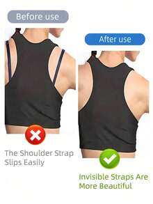 12pcs Set Of Heart Shaped Bra Strap Clips, Invisible Non-Slip Bra Buckles Body Care, Invisible Bra Strap Holders, Invisible Non-Slip Stitching To Protect Body When Traveling, Sports, External And Waistband Summer Cooling,Beach,Travel - Random Color - View 6