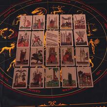 Bộ bài Tarot cao cấp mạ vàng hồng, phù hợp cho người mới bắt đầu và chuyên gia - Bài Tarot chống thấm nước và bền bỉ kèm sách hướng dẫn, in nhũ vàng, 78 lá bài Tarot Rider-Waite cổ điển nguyên bản dùng để bói toán, xem vận mệnh, quà tặng sinh nhật và ngày lễ cho nam và nữ. - Hồng - Xem 11