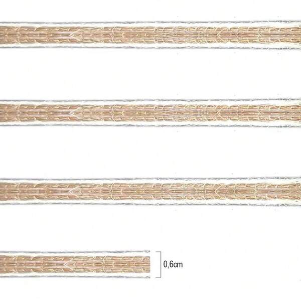 Fita de Juta Cru 6mm - 20 Metros