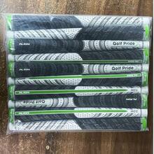 10个带脊线橡胶杆身套的高尔夫球杆握把，通用型，适用于铁杆和木杆 - 彩色 - 查看 11