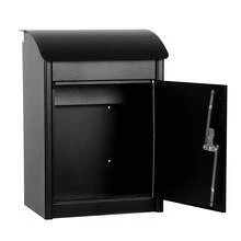 Extra Large Mailbox For Parcel, Wall Mounted Lockable Delivery Box, Parcel Drop Box With Anti-Theft Baffle - A - View 8