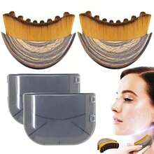 All-In-One Lymphatic Drainage Massage Brush, Suitable For Face And Body, Ergonomic Design Contouring To Face And Jawline, Helps Reduce Swelling And Fatigue - Multicolor - View 5