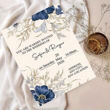 Customized Invitation Cards, Personalized Wedding Invitations, Floral Invitation Cards For Printing, Personalized Cards, Engagement Party Invitations, Thank You Cards, Suitable For Weddings, Holidays, Birthdays, Christening Parties, Personalized Gifts - Customized Invitation Card - View 6