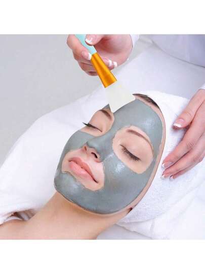 1/5pcs: Soft Silicone Face Mask Brush. Suitable For Applying Face Masks, Mud Masks, And Makeup. Also Can Be Used As A Hair Styling Tool. 3/6pcs: Soft Silicone Face Mask Brush - Skincare Tool For Applying Mud Masks/Face Masks. Hygienic Makeup And Skincare Brush - Christmas Beauty Gift, New Year's Skincare Essential, Winter Skincare Essential, SPA-Grade Application Tool, Holiday Self-Care Tool.