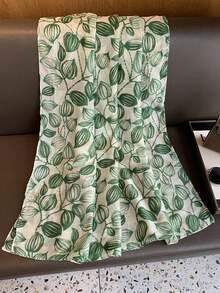 1 件柔和叶子箔印围巾/披肩 - 彩色 - 查看 5