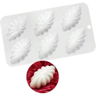 Silicone Molds 3D Non Stick Silicone Shape Chocolate Candy Mold Candy Molds Cupcake G8.4x4.76x0.8 Inch