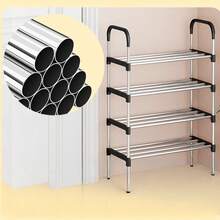 1pc Adjustable Multi-Tier Metal & Plastic Shoe Rack - Freestanding Shoe Organizer Suitable For Entryway, Hallway, Bedroom, Living Room - Easy Assembly, Space-Saving Design, Fits Various Room Types, Christmas, Winter - Multicolor - View 7