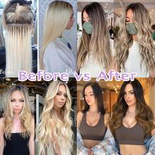 50Strähnen Echthaar Keratin Bonding 100% Remy Human Haarverlängerung Invisible U Tip Extensions Pre Bonded Vollkopf Glatt 1g/Strähnen Schwarz Braun Blond 40cm 45cm 50cm 60cm extensiones de cabello humano Utip Keratin Hot Fusion Extensions Invisible Nail U Tip Human Hair Extensions For Halloween Used Cosplay And Women High Quality Natural Look for Hair Adds Volume and Length perücke damen perücke echthaarperücke haarverlängerung echthaar #1 Jet Schwarz #1B Natur Schwarz #2 Dunkelbraun #4 Mittel braun #6 Hellbraun #24 Naturblond #27 Dunkelblond #60 Platinblond #613 Bleiche Blond #70 Bleiche Weiß #4/27 Mittelbraun & Dunkelblond #12/613 Goldbraun & Hellblond #18/613 Licht Asche Blond & Hellblond - S4 - Übersicht 4