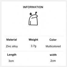 1枚趣味表情包“Te Pegare”毕业护士珐琅胸针,可作服装胸针、自我护理徽章、金属胸针、时尚翻领徽章、背包衣服珠宝包别针,是毕业的绝佳礼物。 - 彩色 - 查看 9