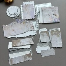 1pc Mini Loose-Leaf Cutting Die, Carbon Steel Template Suitable For DIY Handbook, Collage, Scrapbooking, Scrapbooking Supplies - A - View 4