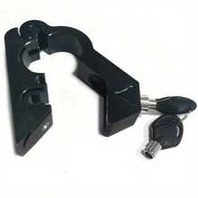 CNC Aluminum Alloy Motorcycle Handlebar Lock, Anti-Theft Helmet Hook Brake Clamp Lock, Electric Bicycle Cruiser Safety Lock - Handle Lock - View 9