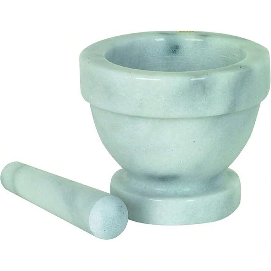 Marble Grinder, 4-Inch - White - View 1