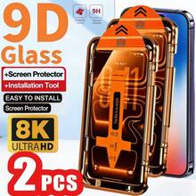 Tempered Glass Phone Screen Protector 2pcs High Definition Tempered Glass Screen Protector Compatible With IPhone 17 Pro Max/17 Air/17/15 Pro Max/16 Pro Max/16/16e/15/14/13/13 Pro/12/11, Includes Auto-Cleaning Tool, One-Click Application, Anti-Scratch, Smooth Surface, Privacy Protection, Anti-Dust, Phone Screen Protector, Phone Accessories Spring Gift - Black - View 32