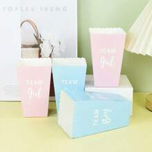 6 hộp đựng bỏng ngô thời trang - Túi giấy họa tiết chấm bi và xương cá cho các bữa tiệc, đám cưới và xem phim, hộp đựng bỏng ngô, thiết kế nắp kéo tiện lợi cho các buổi xem phim tại nhà, tiệc rạp chiếu phim và lễ hội, cốc đựng đồ ăn nhẹ bền, túi đựng bỏng ngô - nhiều màu - Xem 3