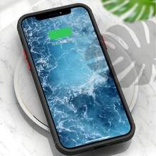 1个柔软触感磨砂打孔独立按键磁吸无线充电兼容手机壳，兼容 7/8/X/XR/XS Max/11/12/13/14/15/16/17 Pro Max、Galaxy A14/A15/A16/A17/A04/A05/A06/A07/A54/A55/A56/A57/A34/A35/A36/A37/S8/S8+/S9/S9+/S10/S10+/S10E/S26/S26 Plus/S26 Ultra、12C/13C/14C/15C/Note 11/12/13/14，带边缘保护，国际版，非国内版 - 膚感墨綠色 - 查看 5