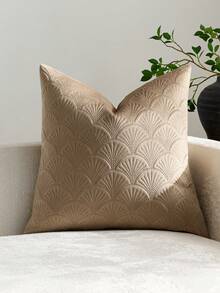 1pc/2pcs Throw Pillow Covers 18x18,Velvet Decorative Couch Pillow Cover Soft Square Cushion Cases For Sofa Bed Car - Khaki - View 4