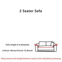 1件装四季通用提花弹力沙发套，简约现代防滑一体式沙发套，适用于L型沙发和1/2/3/4人座沙发 - 深灰色 - 查看 11