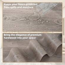 1 Roll Faux Wood Grain Repair Tape, Furniture Renovation Baseboard Decorative Sticker - C - View 6