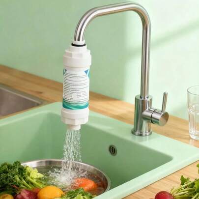 Shower Filter, Universal Bathroom Faucet Shower Head Filter Cartridge, Pre-Filter For Water Heater