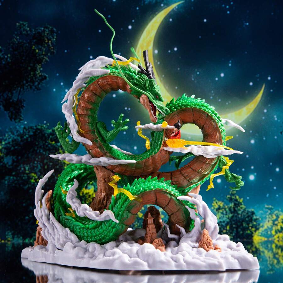 神龙手办，悟空经典召唤场景动漫收藏雕像 - 彩色 - 查看 1