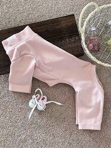 Bodysuit Hewan Peliharaan 4 Kaki Berwarna Polos yang Lembut dan Elastis, Nyaman untuk Dipakai di Rumah, Cocok untuk Anjing & Kucing Kecil dan Sedang - MultiWarna - View 11