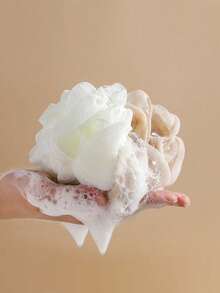 二合一去角质浴巾套装，可轻柔或粗暴去角质，有效清洁身体，优质网状材质，便捷系带设计，包含浴球和浴巾，令肌肤光滑，适合日常使用。 - B - 查看 7