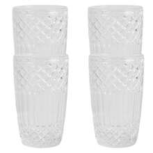 Juego de 4 Vasos de cristal de 380ml Transparente San Ignacio - Blanco - Ver 1