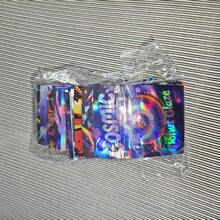100pcs Resealable Storage Plastic Packaging Bag,Little Mini 1g Mylar Bag,Smell-Proof Pouch For Exotic Baggies Sour Candy And Gummy Snacks,2.36x3.15 Inch 3D Laser Holographic Rainbow Waterproof Zip Lock Bag With Window - 彩色 - 查看 4