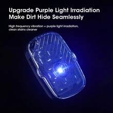 áquina de limpieza de frutas y verduras, limpiador ultrasónico multifuncional,áquina de limpieza de verduras de cocina de alta frecuencia KUOB - Blanco - Ver 7