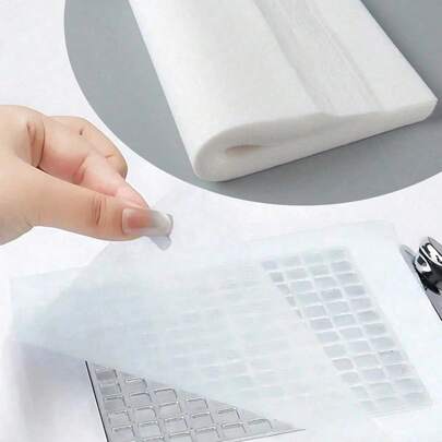 100pcs Disposable Nail Dust Collector Filter Papers, Portable And Easy-To-Use Manicure Cleaning Supplies, Suitable For Nail Dust Collector, Portable Non-Woven Manicure Papers, Applicable For Professional Nail Salons