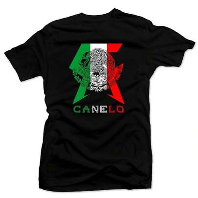 Saul el C1Anelo Team C1Anelo M1ens S1Hirt B1Oxing-New C1Anelo F1lag B220g Camiseta 100% algodón - M-en - S-Forma y comodidad que duran-SAdecuada para todas las personas, ya sean mujeres u hombres-Tejido duradero de alta calidad apto para todas las estaciones, suave al tacto pero hecho para durar-Tops transpirables para mujer-en Conjunto de otoño S para mujer-en Conjunto de vacaciones S para mujer-en Disfraz