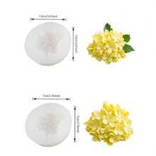 3D Osmanthus Silicone Mold, Suitable For Candle Making, Fragrance Candle Floral Design, Exquisite Petals And Leaves - Durable And Reusable, DIY Candle Cup Decor, Home Decor, Floral Candle Holder, Handmade Creative Mold, Candle Making Supplies, Elegant Candle Design, Reusable High-Quality Silicone Craft - White - View 3