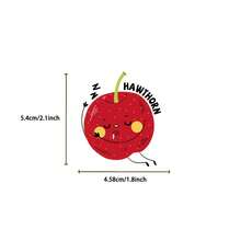 50张图画书风格水果贴纸，创意涂鸦贴纸，办公用品，手机和电脑贴纸，高价值，耐用，精致，酷炫贴纸，趣味，经典，彩色卡通设计，礼品装饰，手机壳装饰贴纸，可重复使用，彩色卡通设计，适用于水瓶、滑板、手机等，非常适合作为学习用品，是节日礼物的最佳选择。 - 50pcs - 查看 3