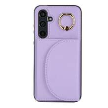 PU 人造皮革手機殼，相容 Galaxy A17 A56 A36 A26 A16 A55 A35 A15 A54 A14 A73 A53 A13 A72 A52 A71 A51 4G 5G，附環形支架，RFID 防盜錢包手機殼，相容 Galaxy S26 S25 Edge S24 S23 S22 S21 FE Plus Ultra，附支架、卡槽卡夾保護殼 - 紫色 - 查看 27