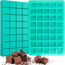 40-Cavity Silicone Candy Mold, Square Baking Mold Suitable For Homemade Caramel, Hard Candy, Truffles, Keto Fat Bombs, Jelly, Gummies, Peanut Candy - Green - View 7