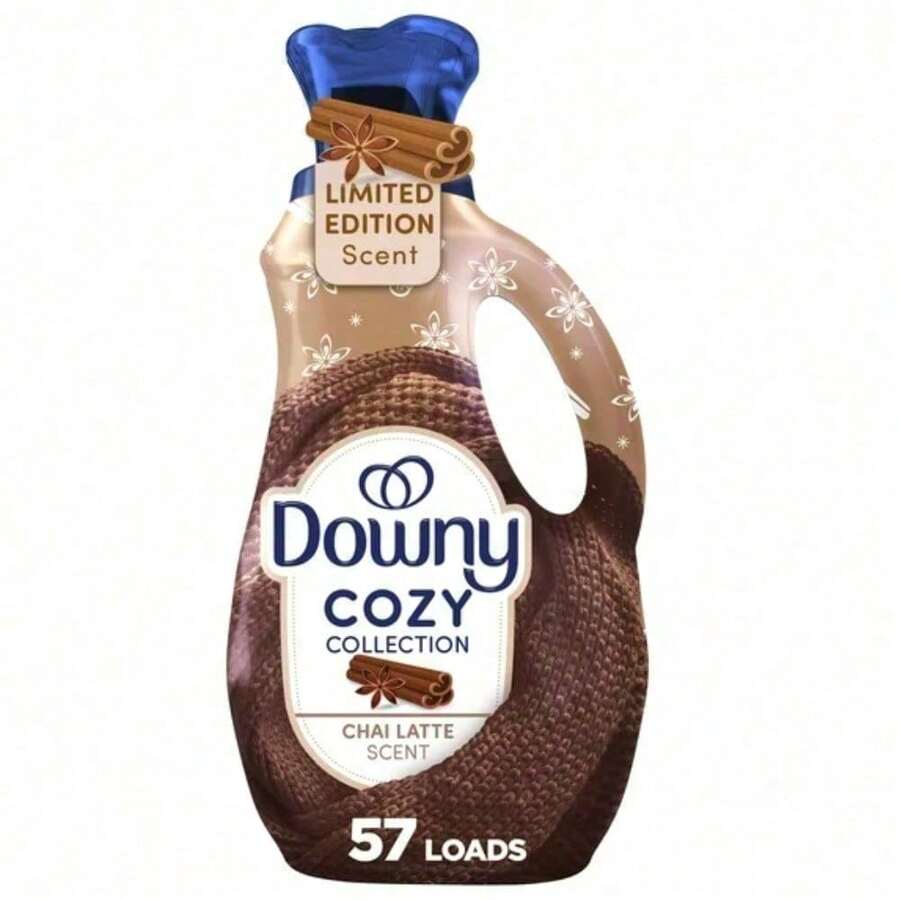 Cozy Collection Liquid Fabric Softener, Chai Latte Scent,  7.8 Oz,Basic Household Laundry Detergent With Strong Stain Removal Power. Effective For Cleaning Stains On Collars, Cuffs, And Hems. Perfect For Everyday Laundry Needs. High Cost-Performance Ratio. - Mặc định - Xem 1