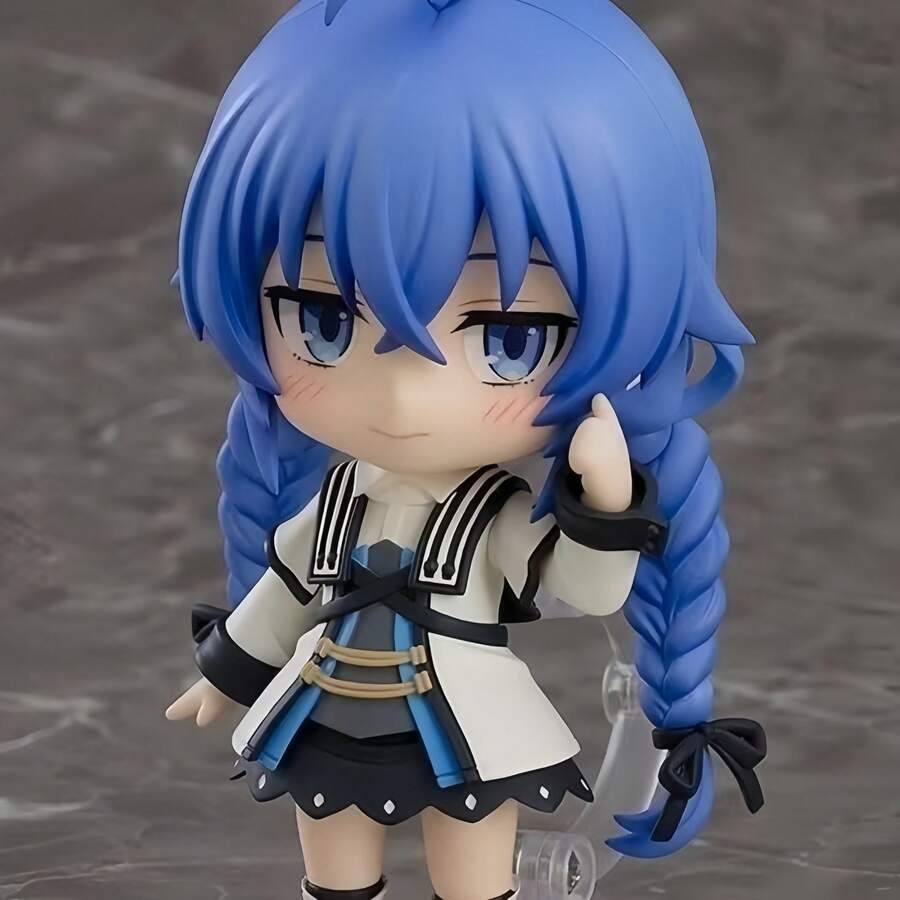 1pc Mushoku Tensei Rudeus Greyrat Clayperson Figurine, Anime Collectible Q-Version Clay Doll - Multicolor - View 1