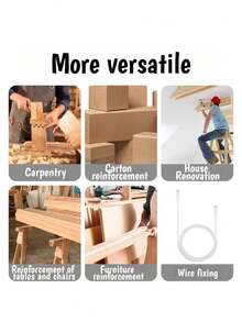 1 Set Red Disposable Door Nail Gun Kit, Suitable For Woodworking, Furniture Assembly, Repair And DIY - Manual Nail Gun - View 3