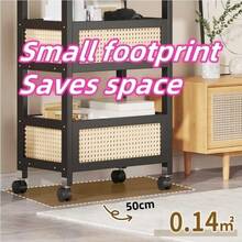 Storage Carts - Brown - View 7
