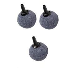 3pcs Aquarium Air Stone Bubble Diffuser (Spherical), Suitable For Fish Tank, Pond & Hydroponics System - Battery-Free Low Maintenance Oxygenator Using Bubble Aeration Technology - 3pc - View 5