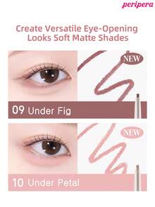 Peripera K-Beauty SPEEDY PENCIL LINER 眼線筆，奶油/凝膠眼線筆，2mm細筆尖，濃郁顯色，高顯色度，滑順滋潤質地，持久防暈染防水防汗，霧面妝效 - #06 Under Ginger - 查看 8