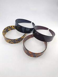 1pc Elegant Acetate Headband, Non-Slip Suitable For Daily Wear - Multicolor - View 1