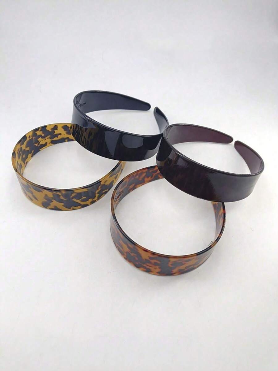 1pc Elegant Acetate Headband, Non-Slip Suitable For Daily Wear - Multicolor - View 1