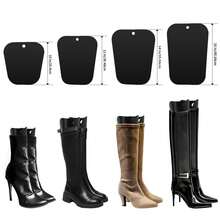10pcs Boot Shaper Inserts, Black Tall Boot Shapers, Maintain Boot Shape For Men And Women - A - View 3