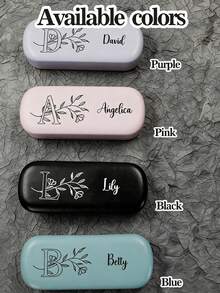 Hộp đựng kính có thể tùy chỉnh tên, Hộp đựng kính cứng in ảnh cá nhân, Hộp đựng kính thời trang cá nhân hóa, Hộp đựng kính, Hộp đựng kính cứng in ảnh đôi có thể tùy chỉnh, Hộp đựng kính, Thiết kế tối giản, Di động, Quà tặng sinh nhật, Quà tặng ngày Valentine, Quà kỷ niệm, Đa chức năng, Thời trang, Du lịch, Ngày của Mẹ, Quà tặng cặp đôi - Nhiều màu - Xem 4