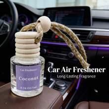 1pc Car Air Freshener Hanging Diffuser, Christmas, Anniversary, Odor Eliminator, Air Freshener, Essential Oil Diffuser, Car Accessories, Deodorizer, Suitable For Car And Home - Multicolor - 查看 5