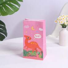 Bộ 20 túi quà hình khủng long kèm sticker, gồm 8 túi giấy và 12 sticker, thích hợp cho tiệc sinh nhật, tiệc theo chủ đề, ngày lễ và các dịp kỷ niệm khác. - Nhiều màu - Xem 5