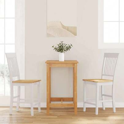 BXUXOHS Barhocker 2 Stk. Weiß Massivholz GummibaumDiese Barhocker zeichnen sich durch ein zeitloses, ergonomisches Design aus, das außergewöhnlichen Komfort und Halt bietet und somit eine perfekte Ergänzung für jeden Raum in deinem Zuhause darstellt. Robustes und stabiles Material: Gummibaum-Massivholz ist ein wunderschönes Naturmaterial. Gummibaumholz besitzt eine dichte Maserung und ist stoßfest und langlebig.Ergono