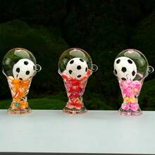 FIFA 1 件世界杯奖杯造型亚克力油画流沙钥匙扣包挂件，采用高透明亚克力材质，饰以精致的流沙亮片设计，摇晃时流沙会梦幻般流动，引人注目。 - 金盃 - 查看 3